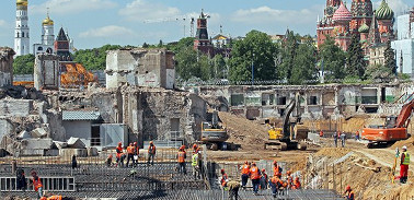Базальтовую сетку МИАГРИД применяют на стройплощадках Москвы
